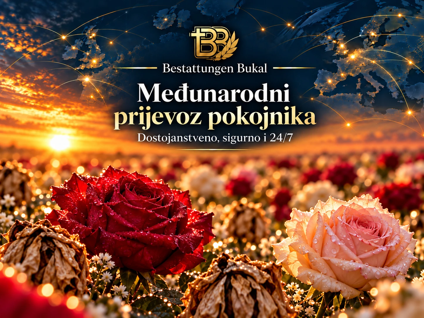 Međunarodni prijevoz pokojnika iz kelna u Budvu – Bestattungen Bukal 24/7